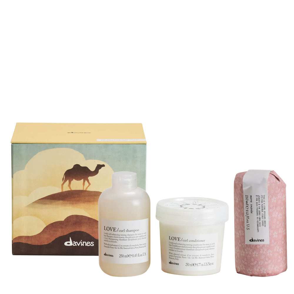 DAVINES Love curl BOX - Подарунковий набір для підсилення та контролю завитка DAVINES Love curl BOX - Подарунковий набір для підсилення та контролю завитка